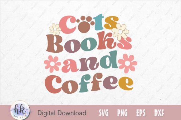 Review: Cats Books and Coffee SVG for Embroidery