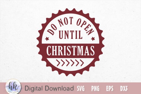 Review: Do Not Open Until Christmas Stamps SVG