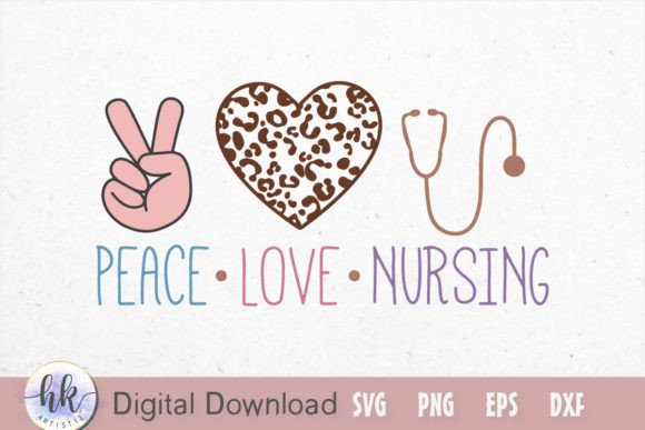 Review: Peace Love Nursing Retro SVG for Embroidery