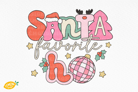 Review: Retro Christmas Quote Santa Favorite Ho