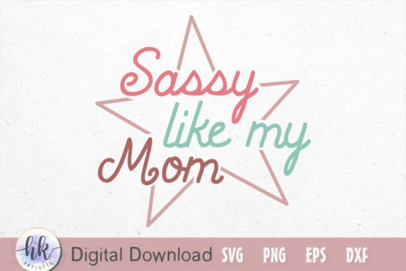 Review: Sassy Like My Mom Retro SVG for Embroidery