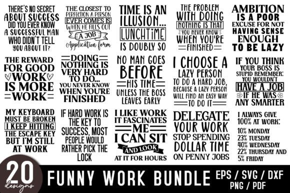 Reviewing the Funny Work SVG Bundle for Embroidery