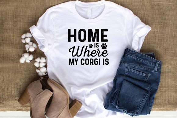 Reviewing the Home is Where My Corgi is Svg Design
