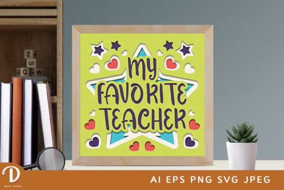 Reviewing the Teacher’s Day 3D SVG Quote Design